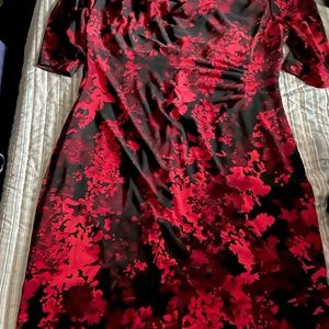 Selling red and black dress size 14